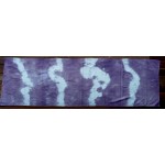 Alkanet Dyed Shibori Indian Silk Scarf Large