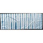 Indigo Dyed Shibori Indian Silk Scarf Large 001