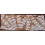 Cutch Dyed Shibori Indian Silk Scarf Large 003