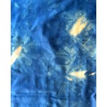 Indigo Dyed Shibori Indian Silk Scarf Large 016