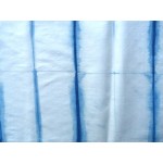 Indigo Dyed Shibori Indian Silk Scarf Large 020