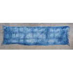 Indigo Dyed Shibori Indonesian Cotton Scarf 2