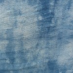 Indigo Dyed Shibori Indonesian Cotton Scarf 2