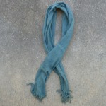 Indigo Dyed Indonesian Cotton Scarf 15