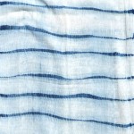 Indigo Dyed Shibori Indonesian Cotton Scarf 19