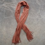 Cutch Dyed Indonesian Cotton Scarf 30