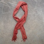 Madder Dyed Indonesian Cotton Scarf 31