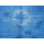 Indigo Dyed Shibori Indonesian Cotton Scarf 41