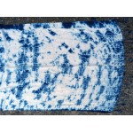 Indigo Dyed Shibori Indian Viscose Scarf Large 001