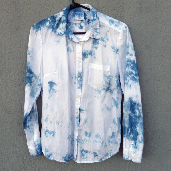 Mix Brand Indigo Dyed Shibori Shirt