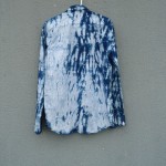 Cotton Indigo Dyed Shibori Shirt