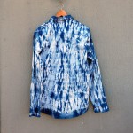 Gap Brand 100% Cotton Indigo Dyed Shibori Shirt