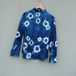 Sportscraft Brand 100% Cotton Indigo Dyed Shibori Shirt