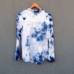 Miss Shop Brand 100% Viscose Indigo Dyed Shibori Shirt