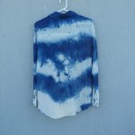 One Teaspoon Indigo Dyed Shibori Silk Shirt