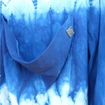 One Teaspoon Indigo Dyed Shibori Silk Shirt