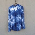 Cotton Indigo Dyed Shibori Shirt