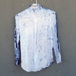 Dotti Brand 100% Viscose Indigo Dyed Shibori Shirt