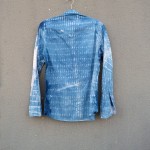 Industrie Inc Brand 100% Cotton Indigo Dyed Shibori Shirt