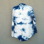 Dotti Brand 100% Cotton Indigo Dyed Shibori Shirt