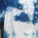 Dotti Brand 100% Cotton Indigo Dyed Shibori Shirt