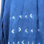 Sussan Brand Recycled Cotton Indigo Dyed Shibori Shirt