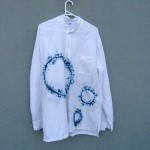 Greek 100% Cotton Indigo Dyed Shibori Shirt