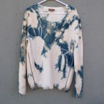 100% Cotton Indigo Dyed Shibori Pullover