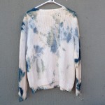 100% Cotton Indigo Dyed Shibori Pullover