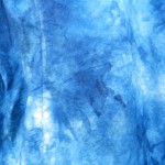 Indigo Dyed Shibori Cotton Shirt