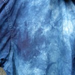 Indigo Dyed Shibori Cotton Shirt