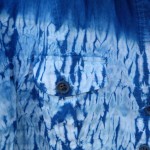 Cotton Indigo Dyed Shibori Shirt