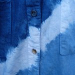 Anko Recycled Linen and Viscose Indigo Dyed Shibori Shirt