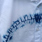 Kenji Brand Cotton Indigo Dyed Shibori Shirt