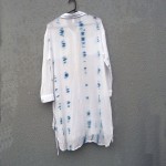 Sunseeker Indigo Dyed Shibori Beach Shirt