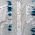 Sunseeker Indigo Dyed Shibori Beach Shirt