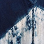 Natural Indigo Dyed Zara brand Shibori Cotton Blouse