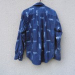 Ralph Lauren Brand 100% Cotton Indigo Dyed Shibori Shirt