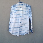 Divided Brand 100% Cotton Indigo Dyed Shibori Shirt