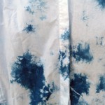 Natural Indigo Dyed brand Shibori Shirt