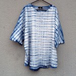 100% Cotton Indigo Dyed Shibori Shirt