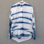 100% Cotton Indigo Dyed Shibori Shirt