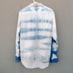 100% Cotton Indigo Dyed Shibori Shirt