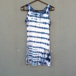 Indigo Dyed Shibori Singlet