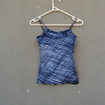 Indigo Dyed Shibori Singlet