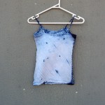 Indigo Dyed Shibori Singlet