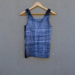 Indigo Dyed Shibori Singlet