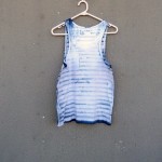 Indigo Dyed Shibori Singlet