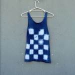 Indigo Dyed Shibori Singlet