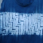 Indigo Dyed Shibori Singlet